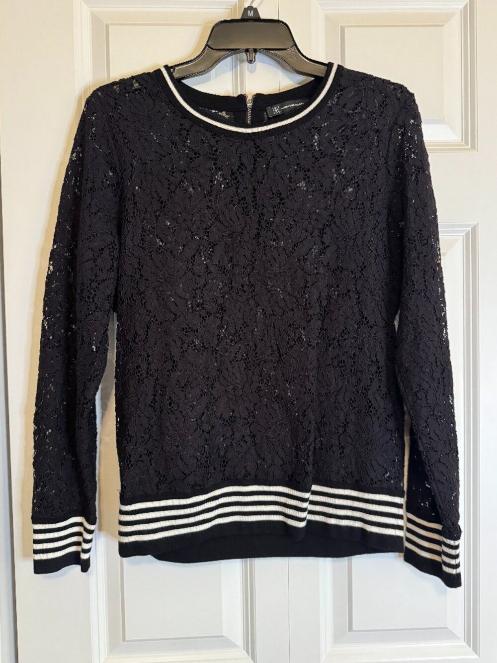 black lace blouse